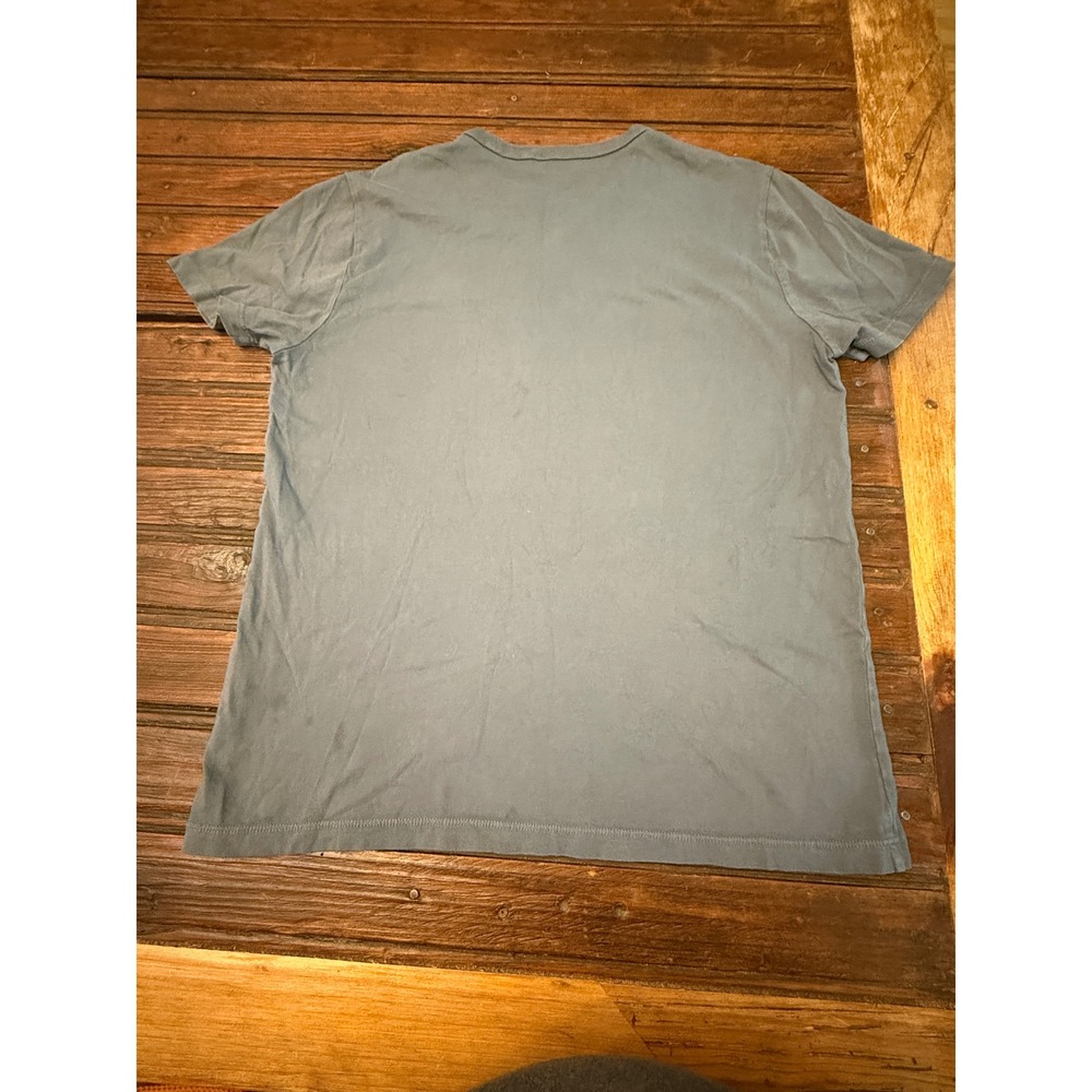 Madewell Allday Tee Womens Small Blue Gray Short Sleeve Crewneck Cotton T-Shirt - Picture 5 of 6